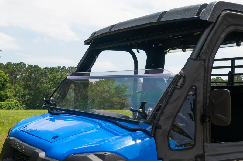 Seizmik 15-23 Kawasaki Mule PRO-FX/FXT Windshield Folding UV1S Poly - Image 4