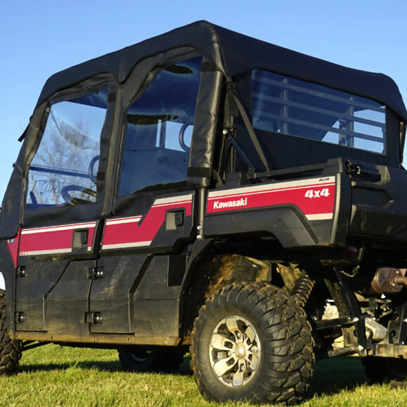 Seizmik 15+ Kawasaki Mule PRO-DXT/FXT Soft Upper Door Kit - Image 3