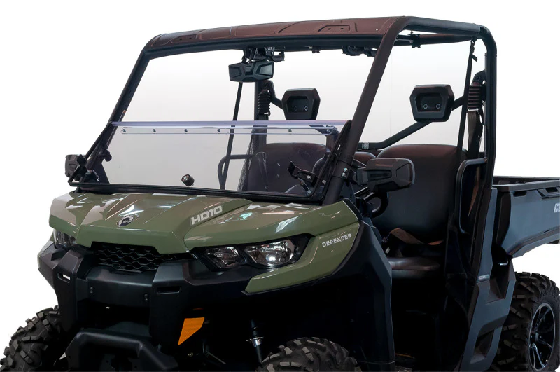 Seizmik 16-23 Can Am Defender HD5-HD10/MAX/XT/PRO Windshield Folding UV1S Poly - Image 2