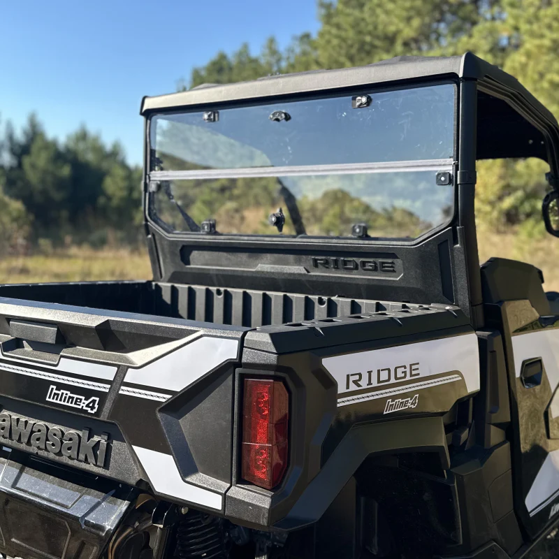 Seizmik 24+ Kawasaki Ridge Rach Rear Folding Windshield- UV