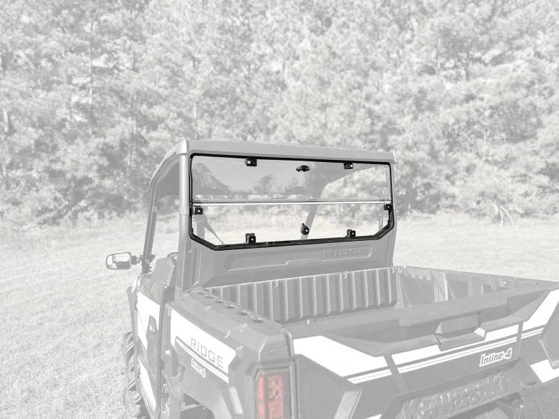 Seizmik 24+ Kawasaki Ridge Rach Rear Folding Windshield- UV - Image 5
