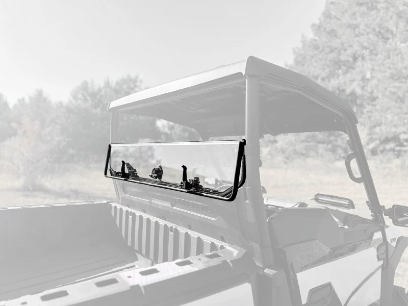 Seizmik 24+ Kawasaki Ridge Rach Rear Folding Windshield- UV - Image 6