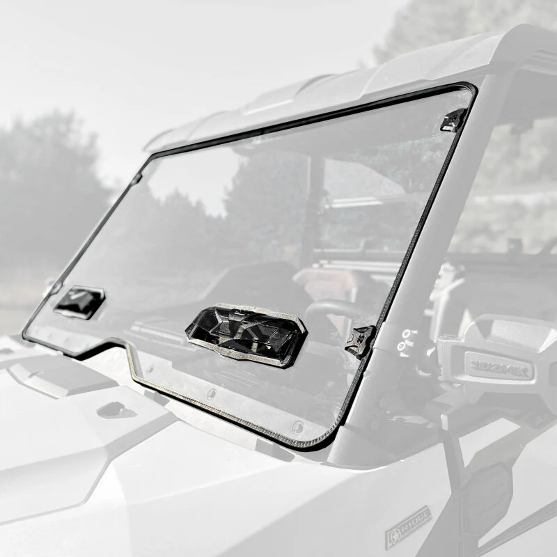 Seizmik 24+Kawasaki Ridge Ranch Tool Less Windshield - UV