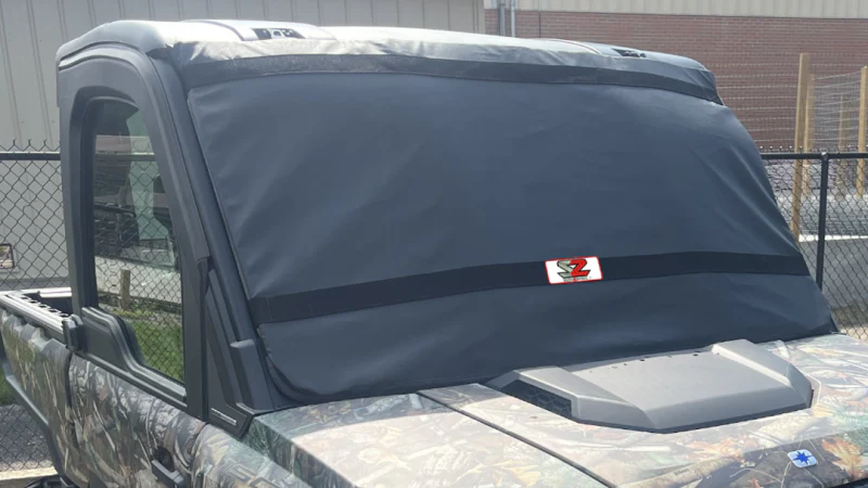 Seizmik 24+ Kawasaki Ridge /XR Windshield Protector - Black