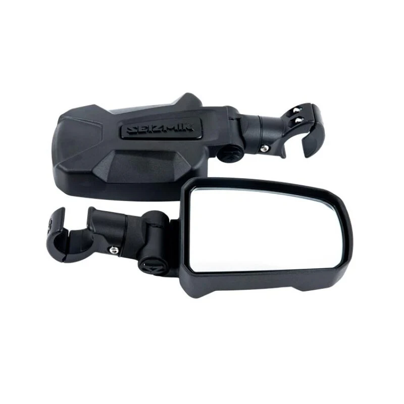 Seizmik 24+ Polaris/Cam-am/Honda/Kaw Pursuit Sideview Mirror - Adj 1.75-2 in. ROP Clamp Pair - Image 3