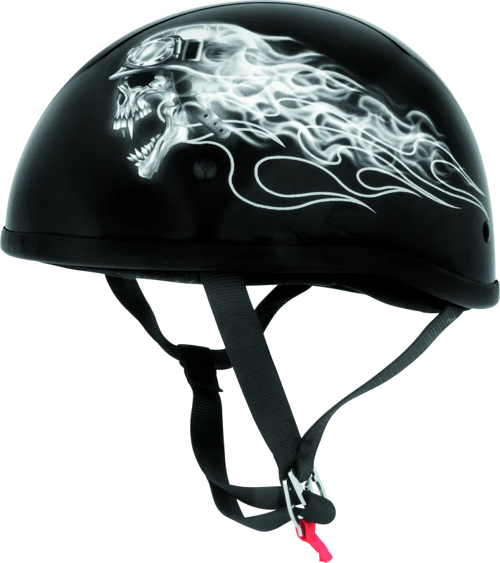 Skid Lids Biker Skull Original Helmet - Large