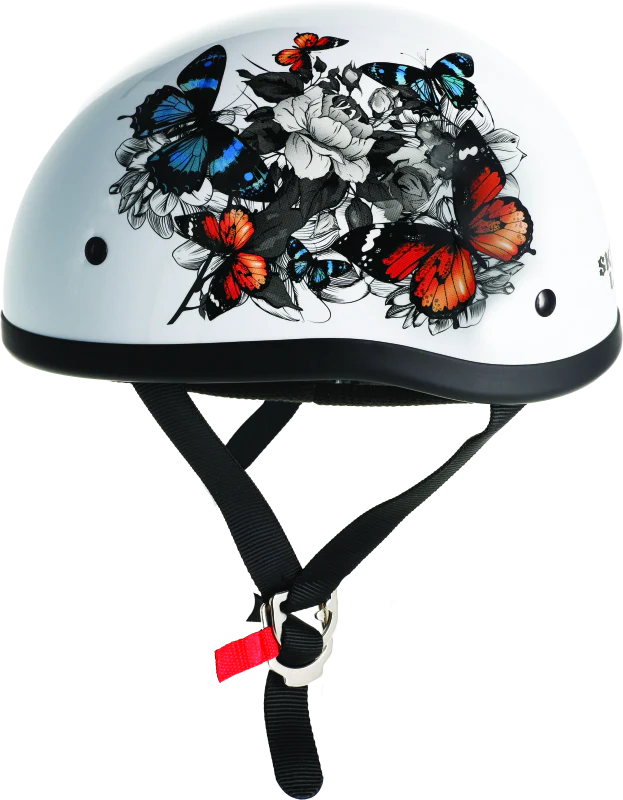 Skid Lids White Rose Original Helmet - Large