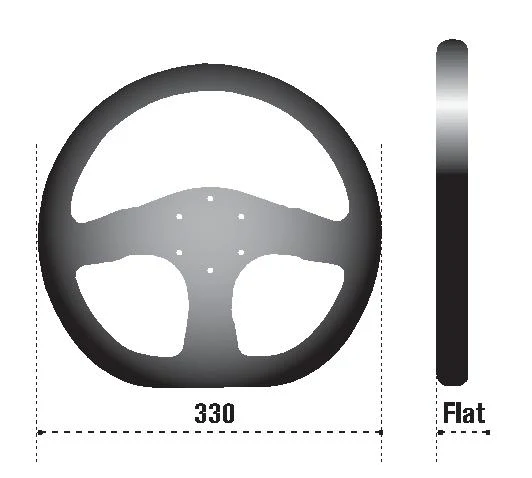 Sparco Steering Wheel L360 Ring Suede Black - Image 2