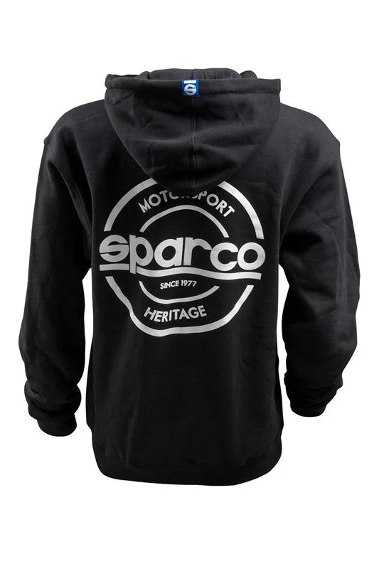 Sparco Sweatshirt Hooded S-Seal Blk Xlrg - Image 2