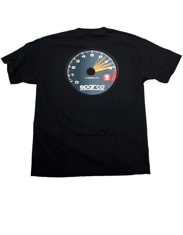 Sparco T-Shirt Tach Blk Xxlrg - Image 4