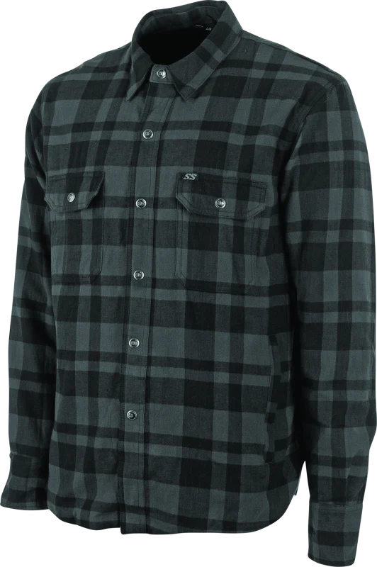 Speed and Strength Black 9 2.0 Moto Shirt Grey - 2XL