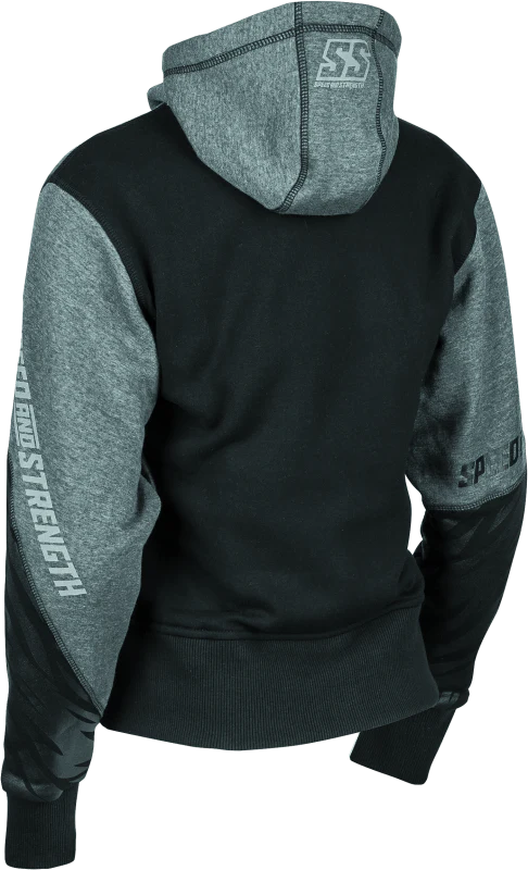 Speed and Strength Cat Outa Hell Hoody Grey/Black Womens - XS - Image 2