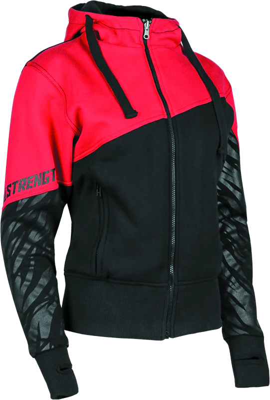 Speed and Strength Cat Outa Hell Hoody Red/Black Womens - Medium
