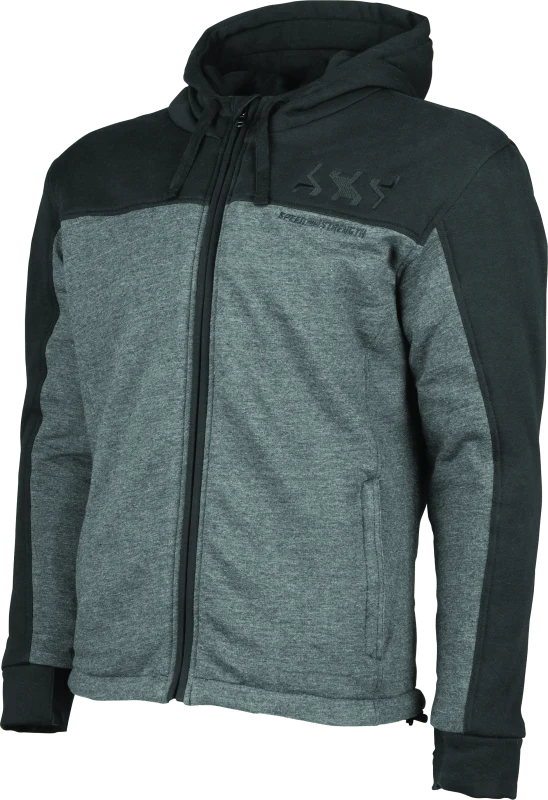 Speed and Strength Hammer Down Armored Hoody Black/Grey - XL