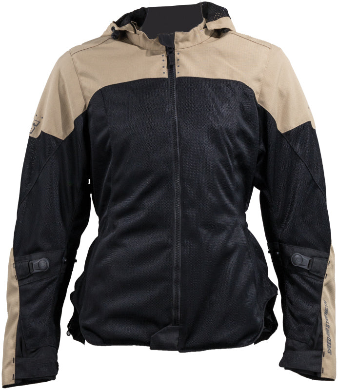 Speed and Strength Starstruck Mesh Jacket Trench Tan/Black Womens - Medium - Image 2