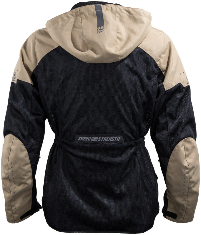 Speed and Strength Starstruck Mesh Jacket Trench Tan/Black Womens - Small - Image 3