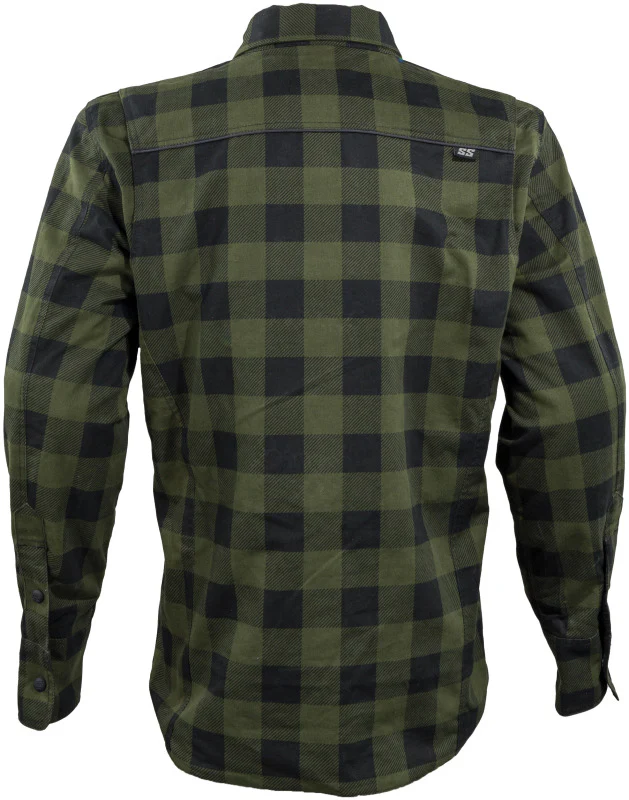 Speed and Strength True Grit Armored Motoshirt Olive/Black - 2XL