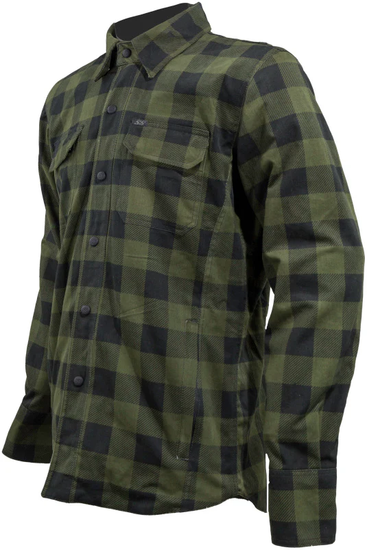 Speed and Strength True Grit Armored Motoshirt Olive/Black - XL - Image 2