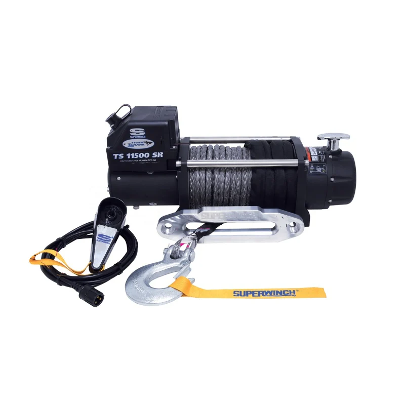 Superwinch 11500 LBS 12V DC 3/8in x 80ft Synthetic Rope Tiger Shark 11500 Winch - Image 16