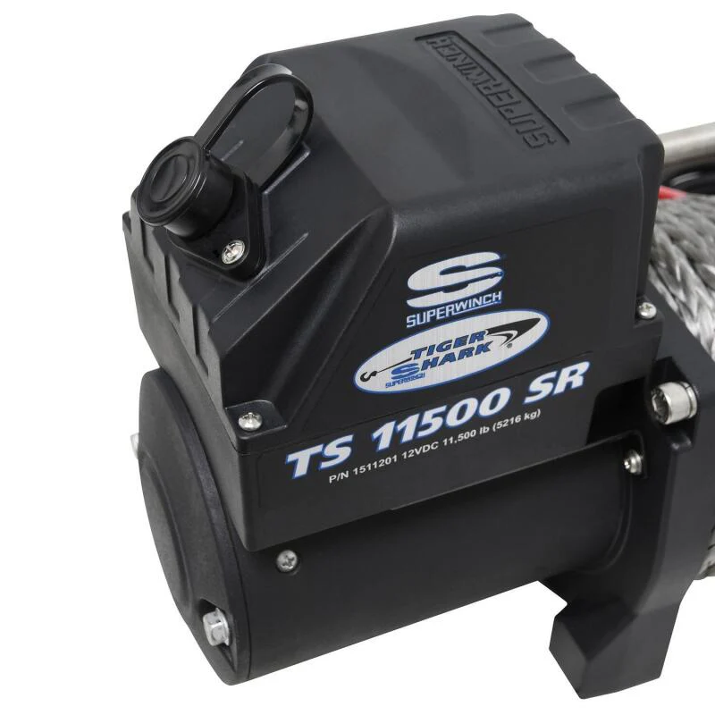 Superwinch 11500 LBS 12V DC 3/8in x 80ft Synthetic Rope Tiger Shark 11500 Winch - Image 5