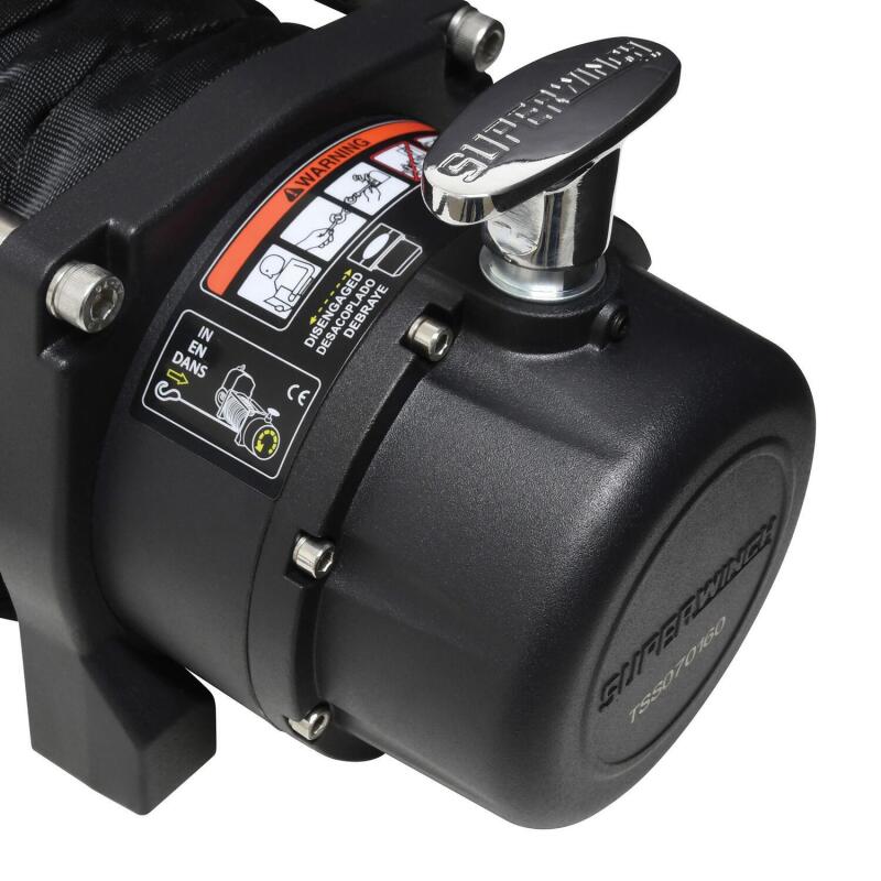 Superwinch 11500 LBS 12V DC 3/8in x 80ft Synthetic Rope Tiger Shark 11500 Winch - Image 6