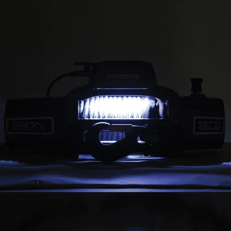 Superwinch 12000 LBS 12V DC 3/8in x 80ft Synthetic Rope SX 12000SR Winch - Graphite - Image 18