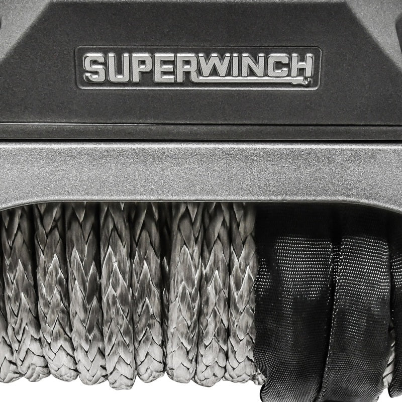 Superwinch 12000 LBS 12V DC 3/8in x 80ft Synthetic Rope SX 12000SR Winch - Graphite - Image 28