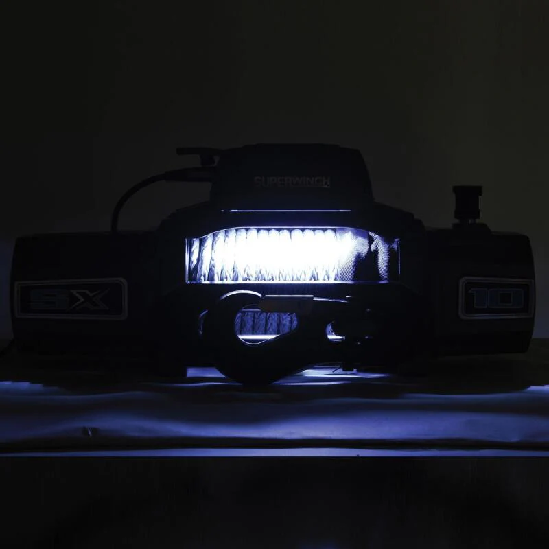 Superwinch 12000 LBS 12V DC 3/8in x 80ft Synthetic Rope SX 12000SR Winch - Graphite - Image 4