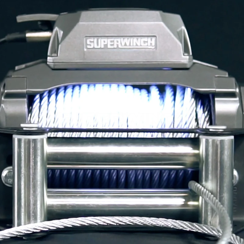Superwinch 12000 LBS 12V DC 3/8in x 85ft Wire Rope SX 12000 Winch - Graphite - Image 14