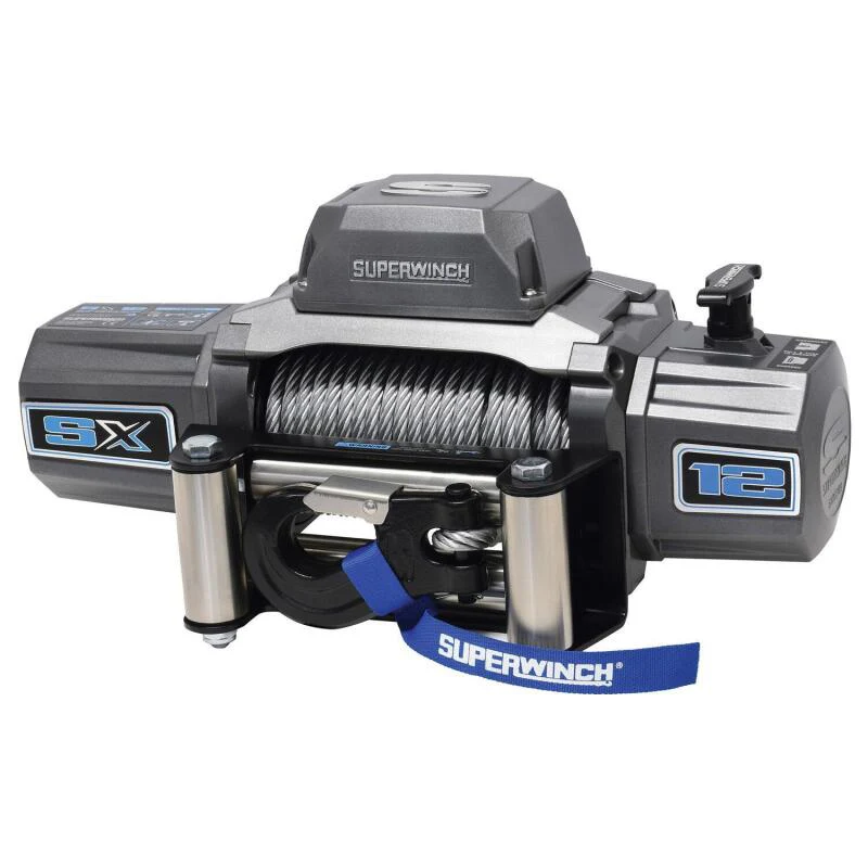 Superwinch 12000 LBS 12V DC 3/8in x 85ft Wire Rope SX 12000 Winch - Graphite - Image 21