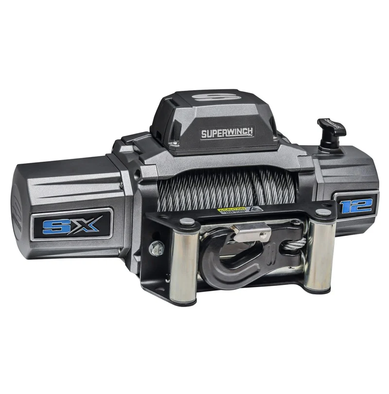 Superwinch 12000 LBS 12V DC 3/8in x 85ft Wire Rope SX 12000 Winch - Graphite - Image 23