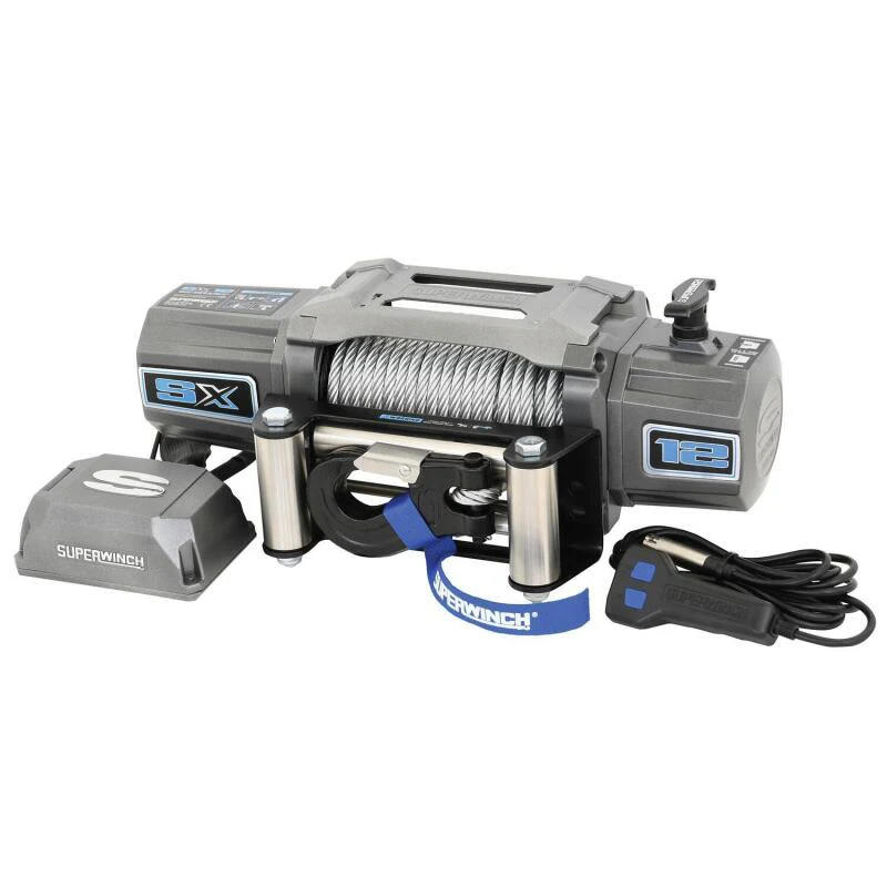 Superwinch 12000 LBS 12V DC 3/8in x 85ft Wire Rope SX 12000 Winch - Graphite - Image 5