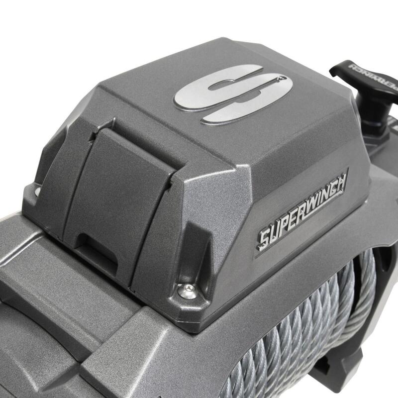 Superwinch 12000 LBS 12V DC 3/8in x 85ft Wire Rope SX 12000 Winch - Graphite - Image 8