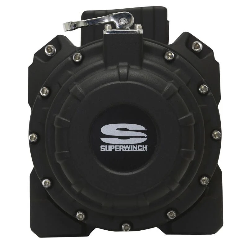Superwinch 18000 LBS 12V DC 33/64in x 79 ft Synthetic Rope Tiger Shark 18000SR Winch - Image 3