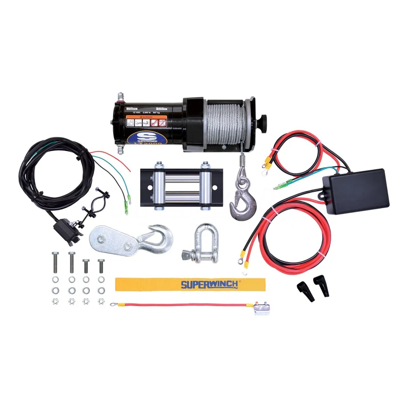 Superwinch 2000 LBS 12V DC 5/32in x 49ft Steel Rope LT2000 Winch - Image 10