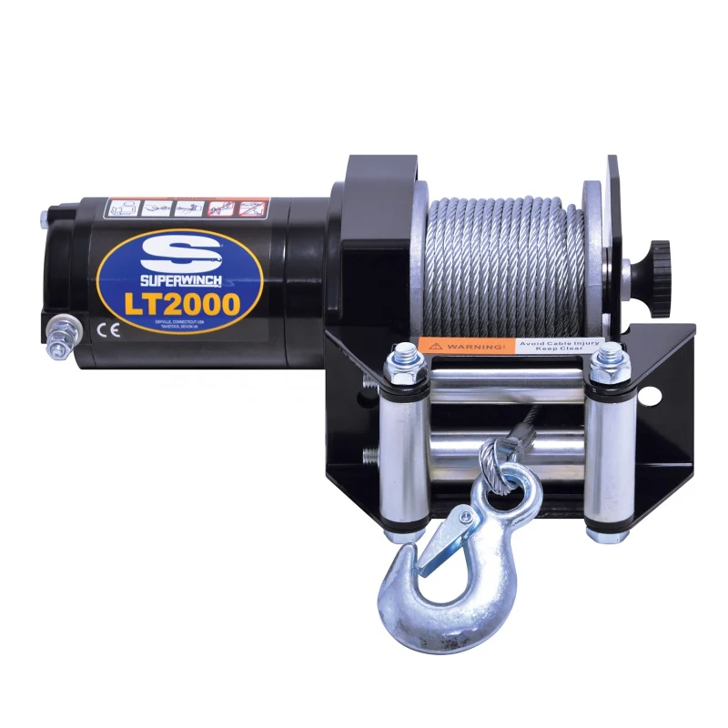 Superwinch 2000 LBS 12V DC 5/32in x 49ft Steel Rope LT2000 Winch - Image 9