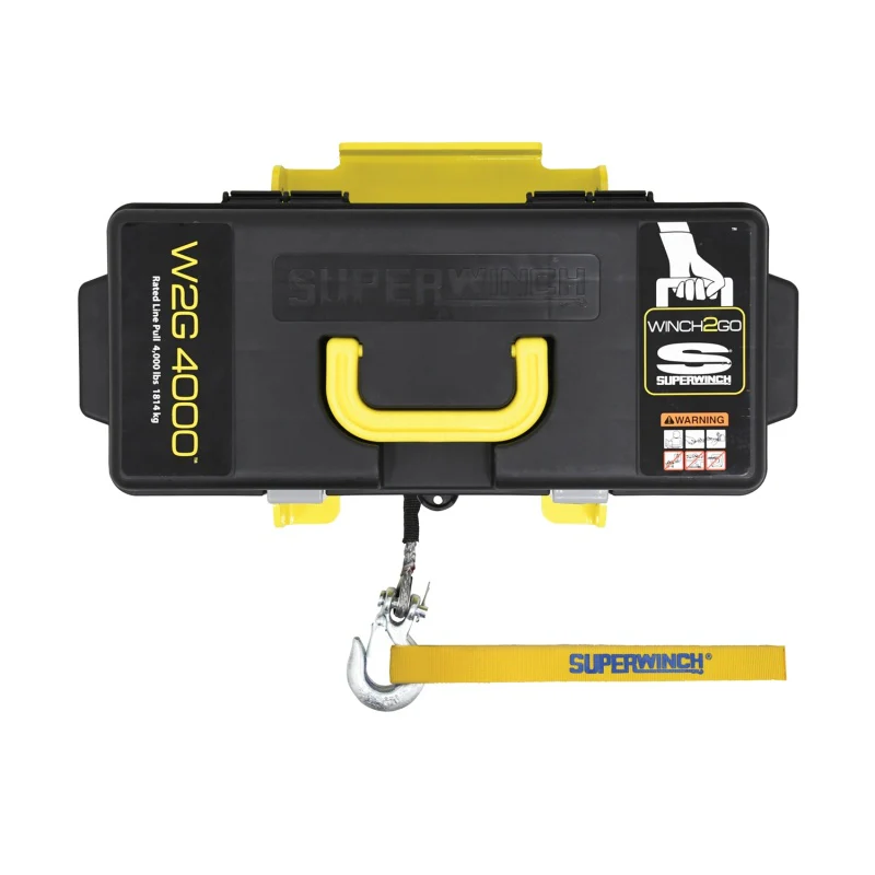 Superwinch 4000 LBS 12V DC 3/16in x 50ft Synthetic Rope Winch2Go - Image 11