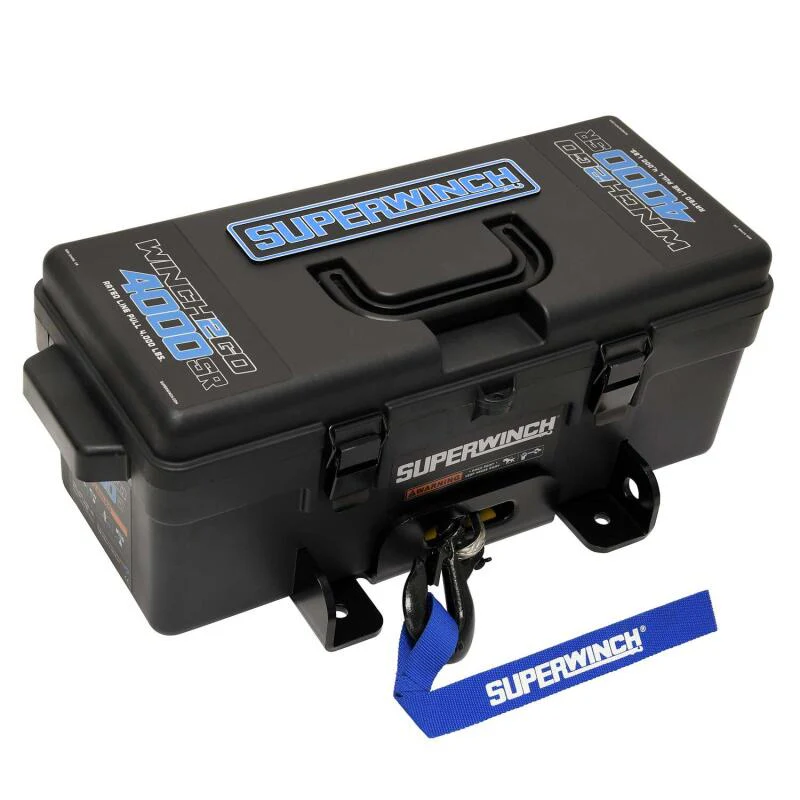 Superwinch 4000 LBS 12V DC 3/16in x 50ft Synthetic Rope Winch2Go - Image 14