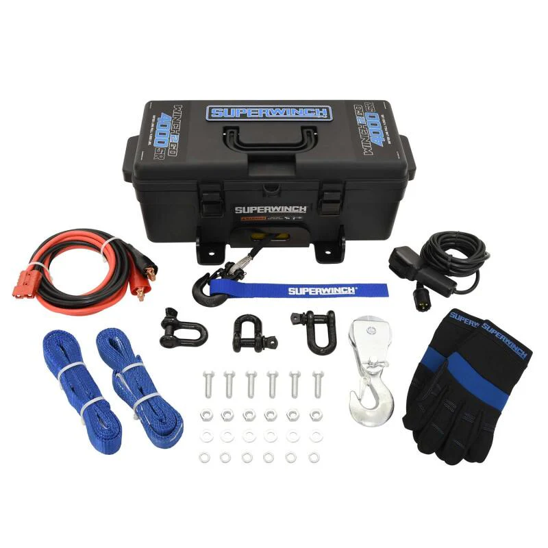 Superwinch 4000 LBS 12V DC 3/16in x 50ft Synthetic Rope Winch2Go - Image 6