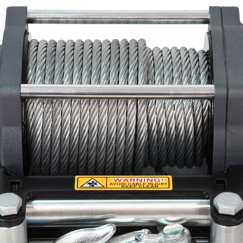Superwinch 4500 LBS 12V DC 15/64in x 50ft Steel Rope Terra 4500 Winch - Gray Wrinkle - Image 5