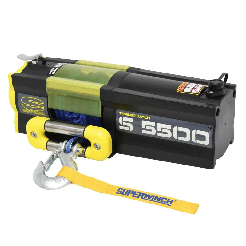 Superwinch 5500 LBS 12V DC 1/4in x 60ft Synthetic Rope S5500 Winch - Image 13