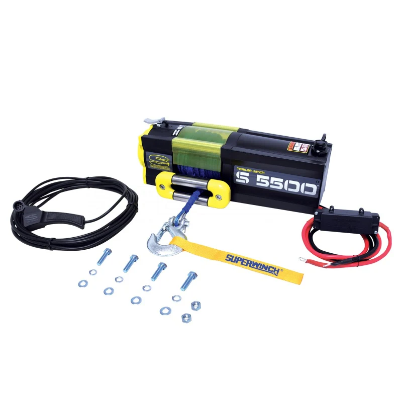 Superwinch 5500 LBS 12V DC 1/4in x 60ft Synthetic Rope S5500 Winch - Image 19