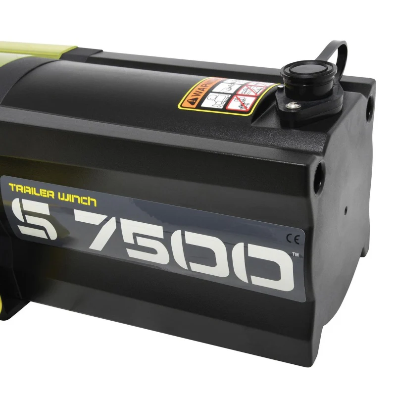 Superwinch 7500 LBS 12V DC 5/16in x 54ft Synthetic Rope S7500 Winch - Image 16