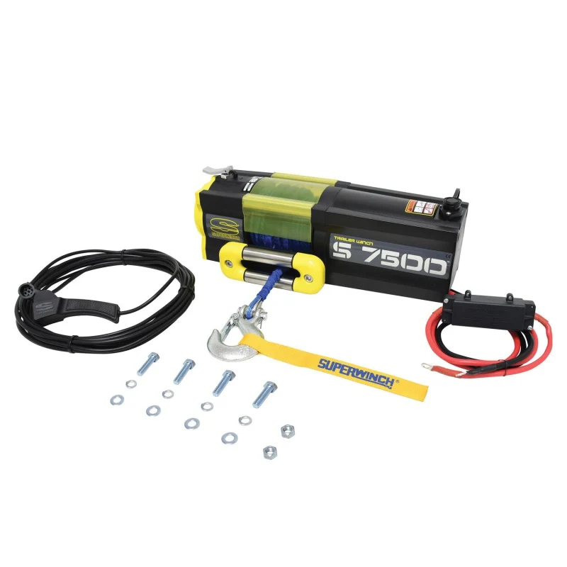 Superwinch 7500 LBS 12V DC 5/16in x 54ft Synthetic Rope S7500 Winch - Image 17