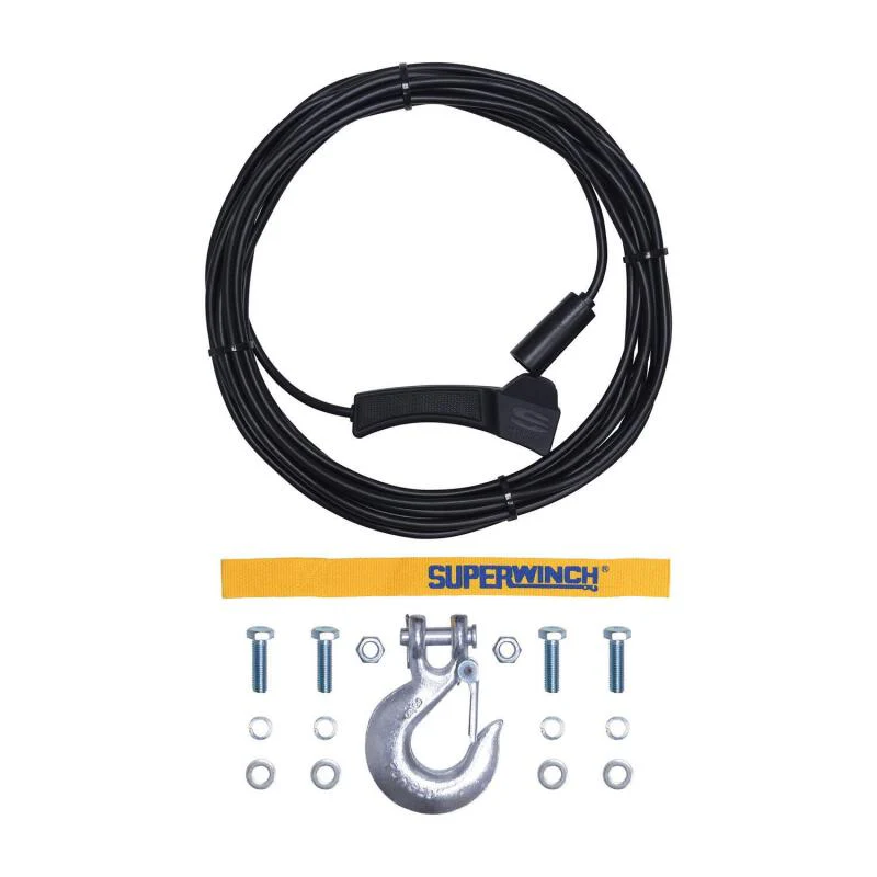 Superwinch 7500 LBS 12V DC 5/16in x 54ft Synthetic Rope S7500 Winch - Image 8