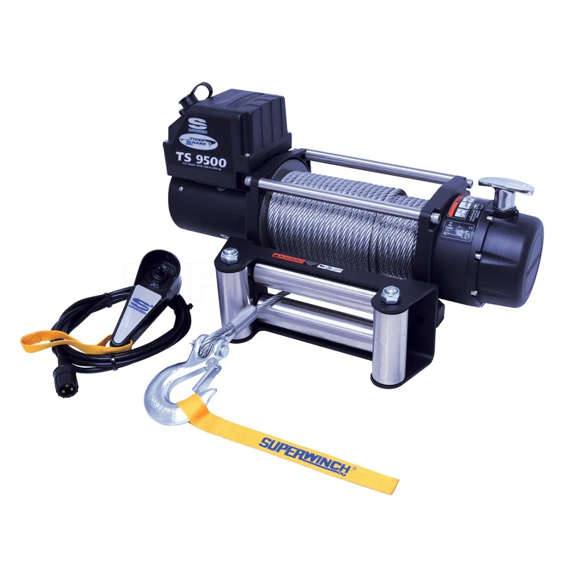 Superwinch 9500 LBS 12V DC 11/32in x 95ft Steel Rope Tiger Shark 9500 Winch - Image 17