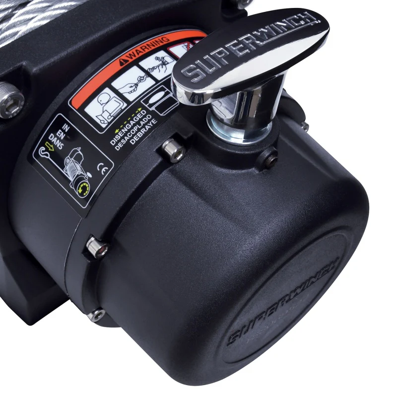Superwinch 9500 LBS 12V DC 11/32in x 95ft Steel Rope Tiger Shark 9500 Winch - Image 20