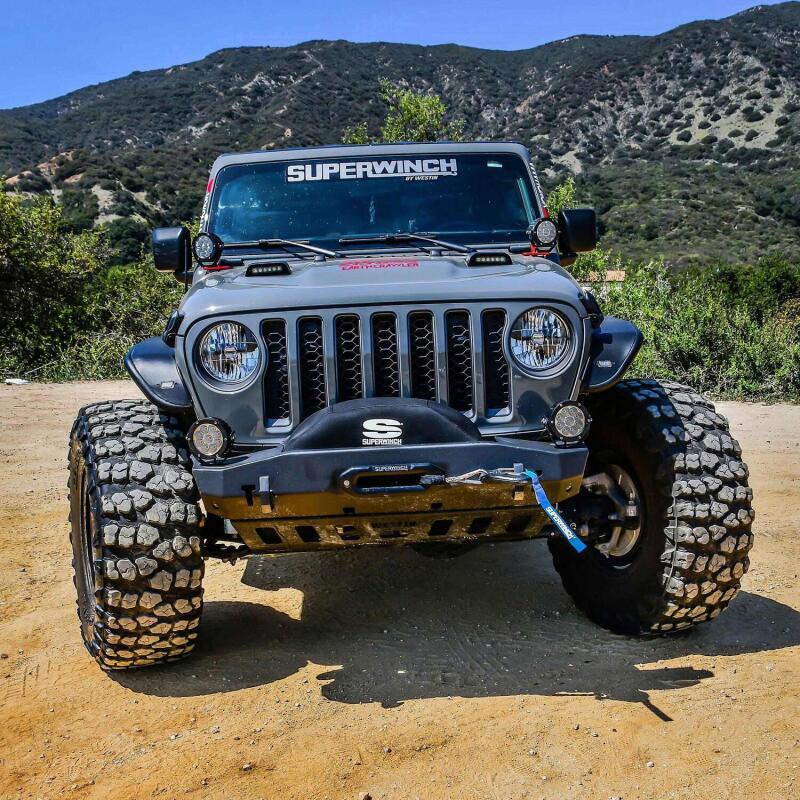 Superwinch Winch Cover for Sx 10000/12000/Talon 9.5 Integrated Winches - Blk Neoprene - Image 9