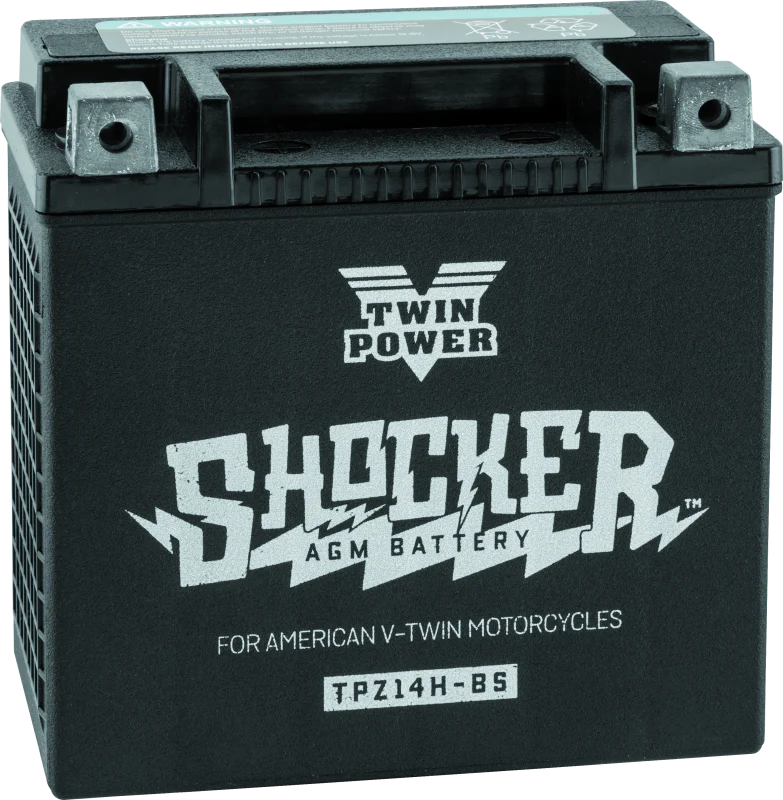 Twin Power YTX-14 Shocker Battery Replaces H-D 65948-00 220 CCA