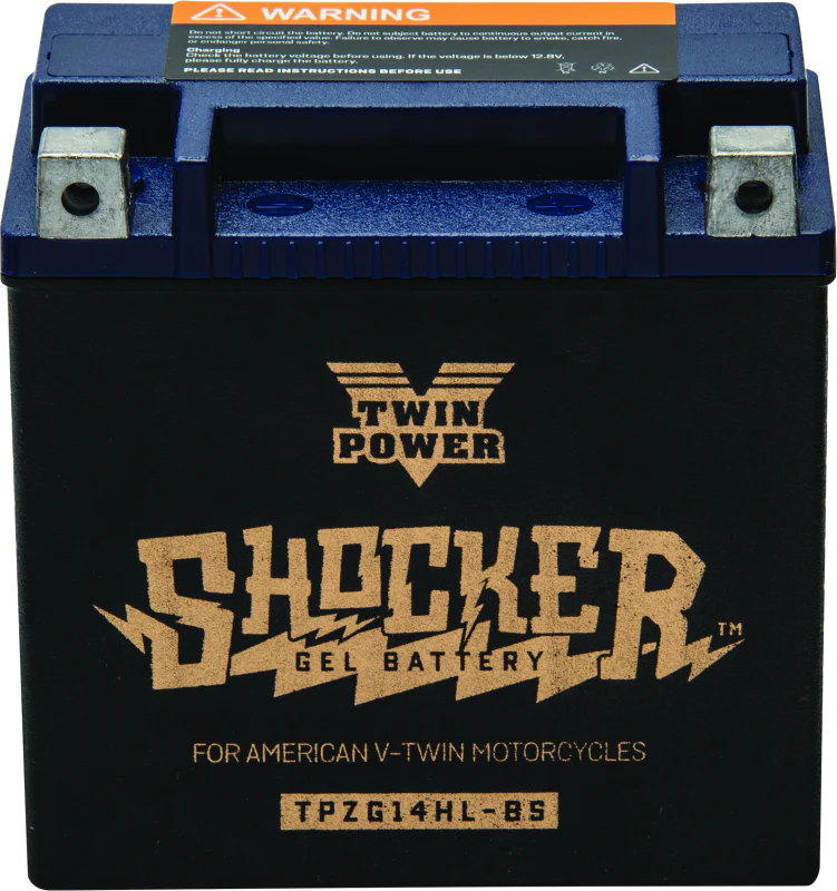 Twin Power YTX-14L Shocker Gel Battery Replaces H-D 65958-04 220 CCA